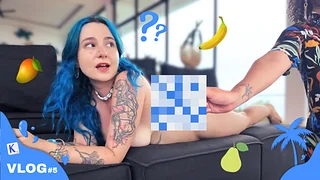 Je devine quel fruit il rentre dans ma chatte – Vlog Francaise Poilue