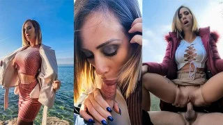 Littleangel84 – Pipe super risquรฉe au lac leman et creampie dans la campagne Suisse