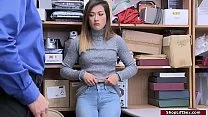 Teen asian fucked by an older officer for stealing condoms