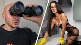 Соседи опять ебутся, а мне на них только дрочить остается