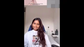 Petite Indian miaz reacts to Amanee