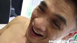 AmateursDoIt – Hung bearded jock fucks tight asian twink bareback