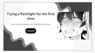 Trying a fleshlight for the first time…